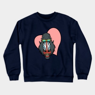 Valentine Mandrill Crewneck Sweatshirt